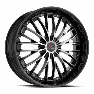 Cavallo - Cavallo Wheel CLV-42 18x8 5x112/4.5 35mm Black/Machined CLV-42188051121143+35BM