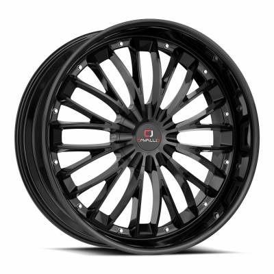 Cavallo - Cavallo Wheel CLV-42 18x8 5x112/4.5 35mm Gloss Black CLV-42188051121143+35GB