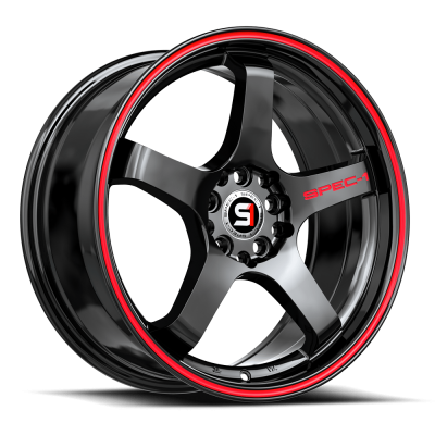 Spec-1 - Spec-1 Wheel SPT-31 17x7.5 4x100/4.5 42mm Black/Red SPT-311775942GBRL