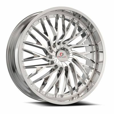 Cavallo - Cavallo Wheel CLV-43 18x8 5x100/4.5 35mm Chrome CLV-43188051001143+35NC