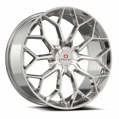 Cavallo - Cavallo Wheel CLV-44 18x8 5x112/4.5 35mm Chrome CLV-44188051121143+35NC