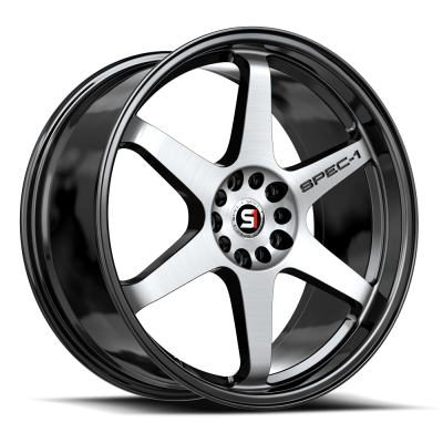 Spec-1 - Spec-1 Wheel SPT-33 15x9 4x100/4.5 15mm Gloss Black & Machined SPT-33159915BM