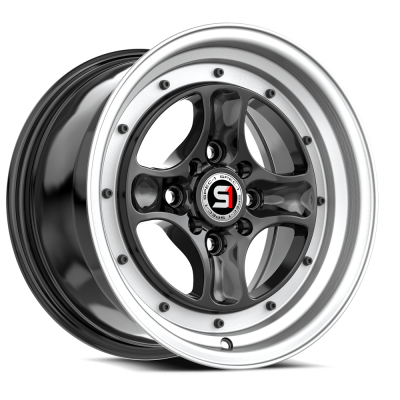 Spec-1 - Spec-1 Wheel SPT-35158925BML SPT-35 15x8 4x100/4.5 25mm Black/Machined