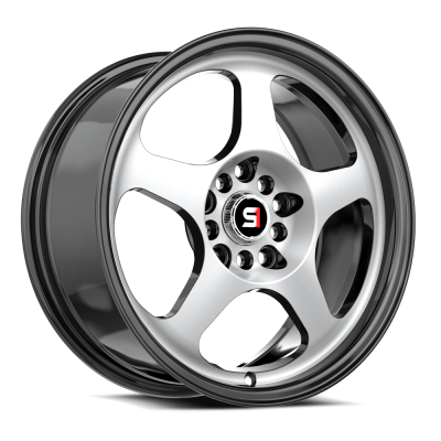 Spec-1 - Spec-1 Wheel SPT-36 16x7 4x100/4.5 30mm Gloss Black & Machined SPT-36167930BM