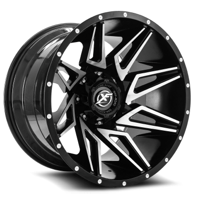 XF Off-Road - XF Off-Road Wheel XF-218 20x10 6x135/5.5 -24mm Black XF-218201061351397-24BM