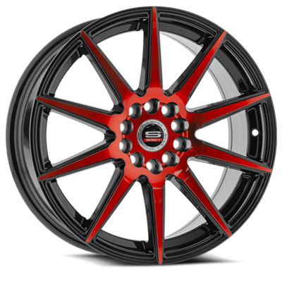 Spec-1 - Spec-1 Wheel SP-51 17x7.5 5x4.5 5x120 42mm Black/Red SP-5117753842BMR