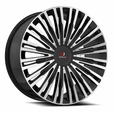 Cavallo - Cavallo Wheel CLV-48 22x8.5 5x4.5 5x120 38mm Black CLV-48228551143120+38BM