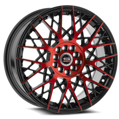 Spec-1 - Spec-1 SP-5317752342BMR SP-53 17x7.5 5x100/4.5 42mm Black/Red