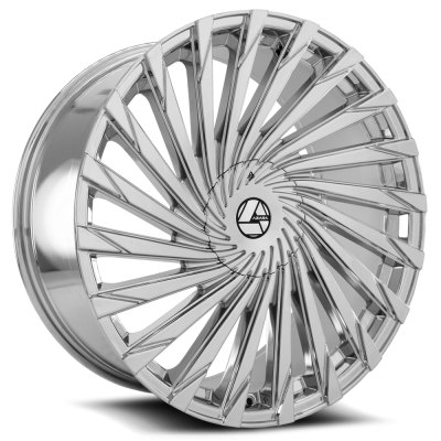 Azara - Azara AZA-5012295BLANK+15NC AZA-501 Wheel 22x9.5 Blank 15mm Chrome