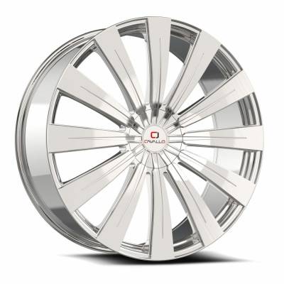 Cavallo - Cavallo Wheel CLV-49 20x8.5 5x112/4.5 35mm Chrome CLV-49208551121143+35NC