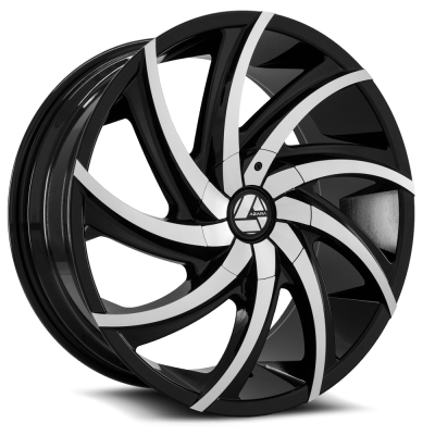 Azara - Azara Wheel AZA-503 28x9.5 5x115 5x120 15mm Black AZA-50328955115120+15BM