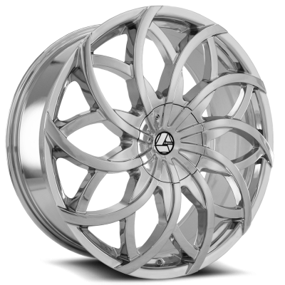 Azara - Azara Wheel AZA-504 24x9 5x115 5x120 32mm Chrome AZA-50424905115120+32C