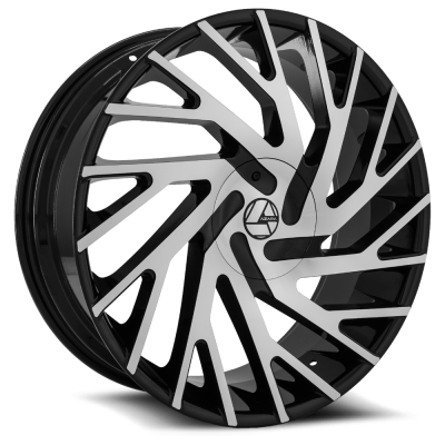 Azara - Azara Wheel AZA-505 20x8.5 5x4.5 5x120 35mm Black AZA-505208551143120+35BM