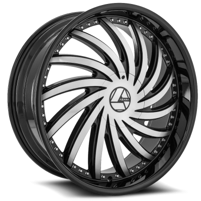 Azara - Azara Wheel AZA-508 22x9.5 BLANK 18mm Black/Machined AZA-5082295BLANK+18BM