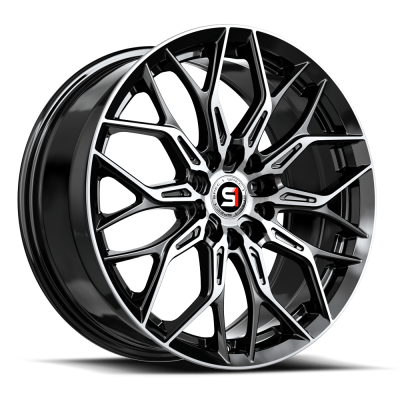 Spec-1 - Spec-1 SP-5717752842BM SP-57 Wheel 17x7.5 5x105/4.5 42mm Gloss Black/Machined