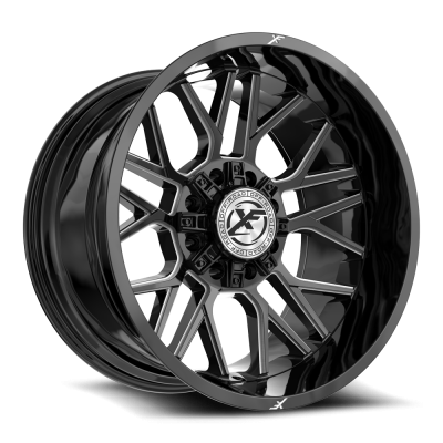 XF Off-Road - F Off-Road Wheel XF-235 20x10 8x6.5 8x170 -12mm Black XF-235201081651170-12GBM