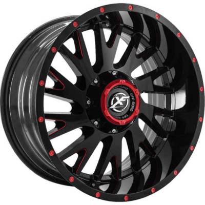 XF Off-Road - XF Off-Road Wheel XF-221201051397150-12GBMLR XF-221 20x10 5x5.5/150 -12mm Black