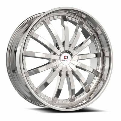 Cavallo - Cavallo CLV-53229561351397+25NC CLV-53 Wheel 22x9.5 6x135/5.5 25mm Chrome