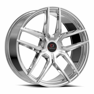 Cavallo - Cavallo Wheel CLV-55 18x8 5x100/4.5 35mm Chrome CLV-55188051001143+35NC