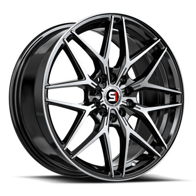 Spec-1 - Spec-1 Wheel SP-60 17x7.5 4x100/4.5 42mm Gloss Black & Machined SP-601775942BM