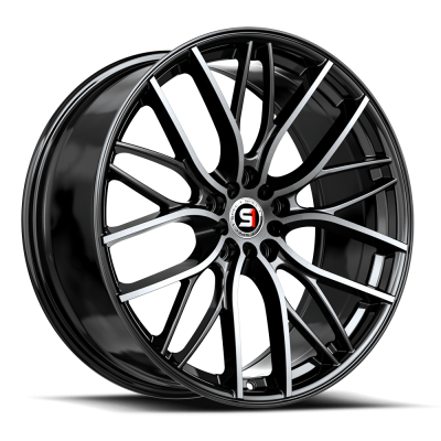 Spec-1 - Spec-1 Wheel SP-61 17x8 4x100/4.5 42mm Gloss Black & Machined SP-61178942BM