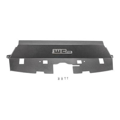 Wehrli Custom Fabrication - Wehrli WCF100546-GW Radiator Cover Fabricated Aluminum 13-18 Cummins Gloss White