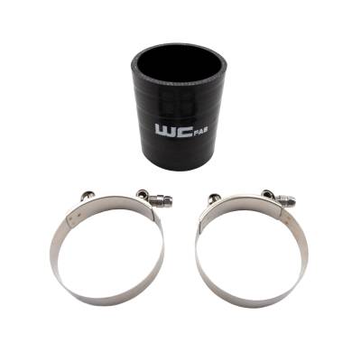 Wehrli Custom Fabrication - Wehrli WCF207-104 3" ID x 4" Long Silicone Boot & Clamp Kit