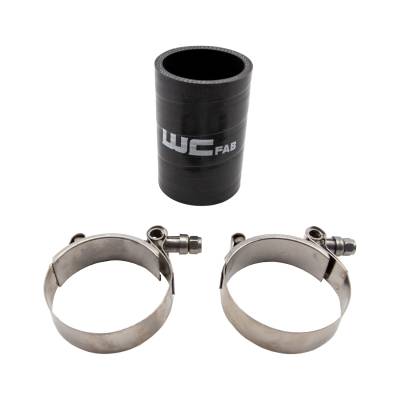 Wehrli Custom Fabrication - Wehrli WCF207-110 2" ID x 3.5" Long Silicone Boot & Clamp Kit