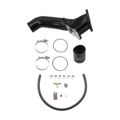 Wehrli Custom Fabrication - Wehrli WCF100615-RAW Y-Bridge 3" S300/S400 Single Turbo 01-04 Duramax LB7 Raw