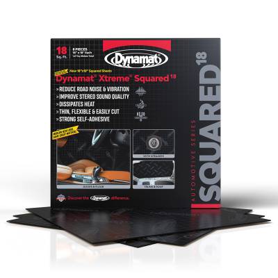 Dynamat - Dynamat 10420 XTREME SQUARED Sound Deadening Liners 18" x 18" x .067"