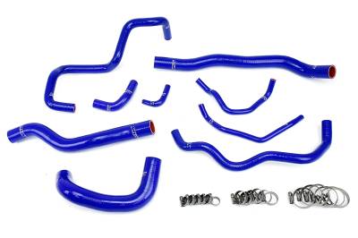 HPS Performance - HPS 57-1513-BLUE Coolant Heater Hose Kit for 06-07 Mazdaspeed 6 2.3L Turbo
