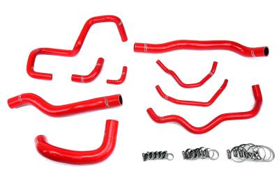HPS Performance - HPS 57-1513 Red Red Coolant Hose Kit Mazda 06-07 Mazdaspeed 6 2.3L Turbo