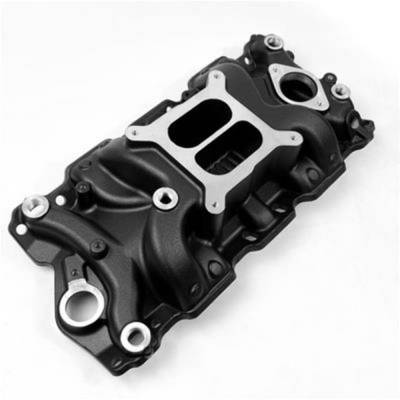 Professional Products - Professional Prod. 52042 Cyclone+ Plus Intake Manifold Black 57-95 SB Chevy V8