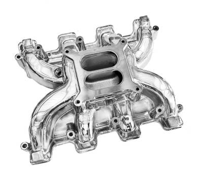 Professional Products - Professional Products 52056 LS1/LS6 Crosswind Carb Intake Manifold Polished