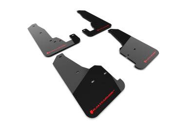 Rally Armor - Rally Armor MF134-UR-BLK-RD Black Mud Flap/Red Logo