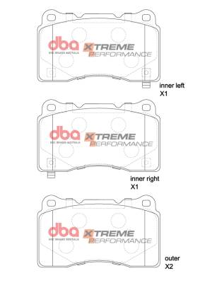 Disc Brakes Australia - Disc Brakes Australia DB1695XP Street Series XP Disc Brake Pad Set