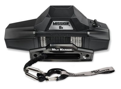 Mile Marker - Mile Marker 78-53141 Mission 8K Black Synthetic Rope Recovery Winch