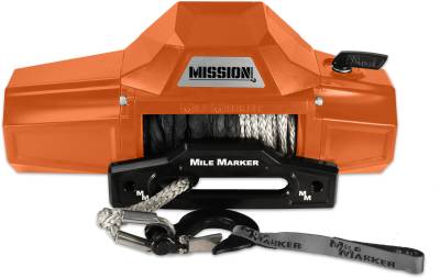 Mile Marker - Mile Marker 78-53251-CUSTOM 12K Mission Recovery Winch w/Synthetic Rope