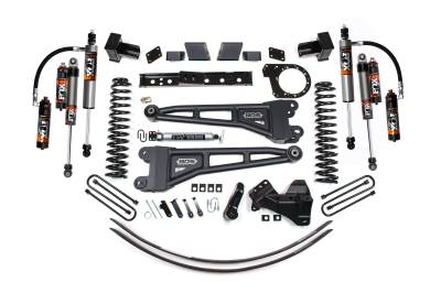 BDS Suspension - BDS Suspension BDS1993FPE FOX 7" Radius Arm 5" Rear Leaf 20-22 Ford F250/350 4WD