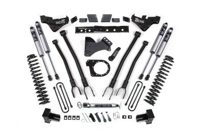 BDS Suspension - BDS Suspension BDS2252FS 7" FOX 4-Link Lift Kit for 23-26 F250/F350 SD 4WD