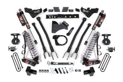 BDS Suspension - BDS Suspension BDS2253PES 7" 4-Link Lift Kit 6" Rear S for 23-25 Ford F250/F350