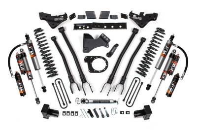 BDS Suspension - BDS Suspension BDS2254FPS 7" 4-Link Lift Kit 4" Rear Block for 23-25 F350 4WD