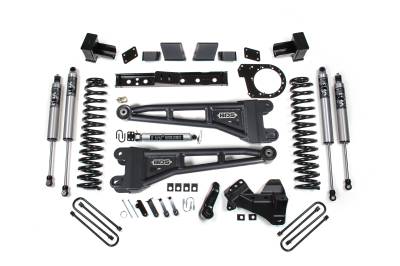BDS Suspension - BDS Suspension BDS2258PS FOX 7" Radius Arm Lift Kit 23-26 Ford F250/F350 SRW 4WD