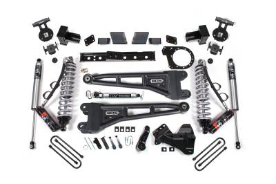 BDS Suspension - BDS Suspension BDS2258PPS FOX 7" Radius Arm Lift Kit for 23-26 F250/F350 SRW 4WD
