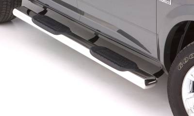 Lund - LUND 22368054 6Inch-Oval Straight Nerf Bars Composite Chrome