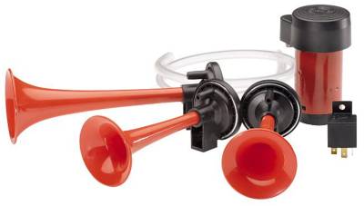 Hella - HELLA 003001671 Accessory 12V Triple Tone Air Horn Kit