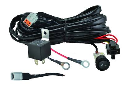 Hella - HELLA Fog Driving Light Wiring Harness Kit 357211001