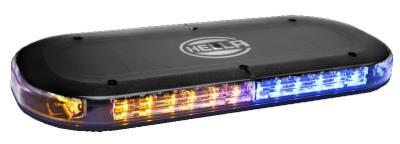 Hella - HELLA H27997521 MLB200 Dual LED Lightbar Amber/Blue Fixed Mount