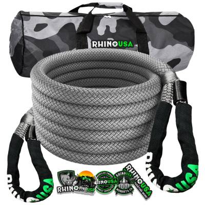 Rhino USA - Rhino USA KROPE-58X20-GRY Kinetic Energy Recovery Rope 5/8"x20' Gray