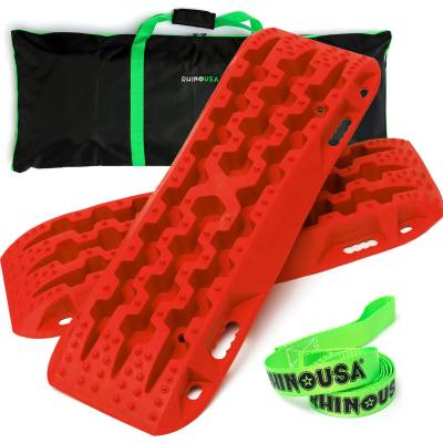 Rhino USA - Rhino USA RG-TB42X13-RED Recovery Traction Boards Red Pair